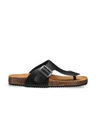 DOCKSTEPS VEGA 2284 Sandale tanga din piele cu catarama negru - Pantofi bărbați - 2