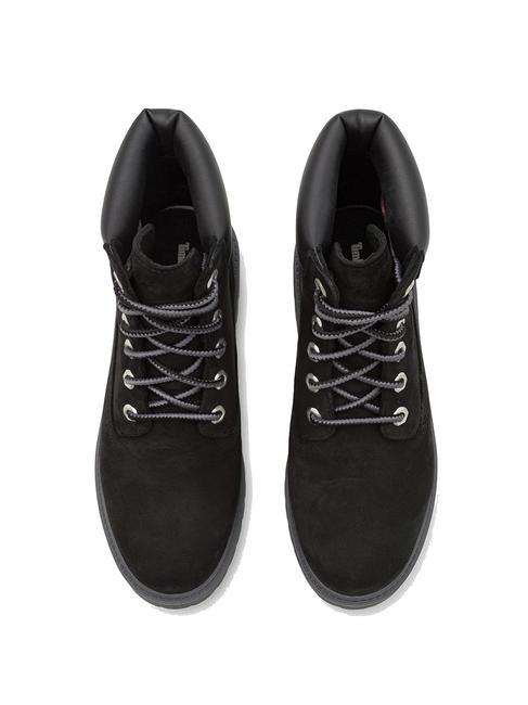 STONE STREET PLATFORM WP Botine din piele impermeabila Jetblack - Pantofi femei