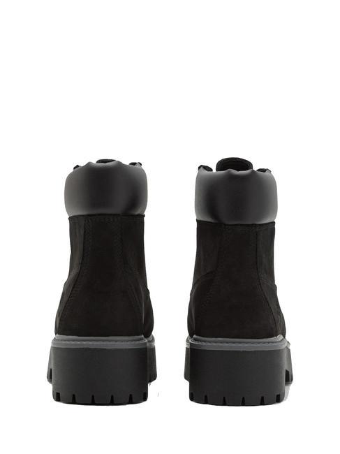 STONE STREET PLATFORM WP Botine din piele impermeabila Jetblack - Pantofi femei