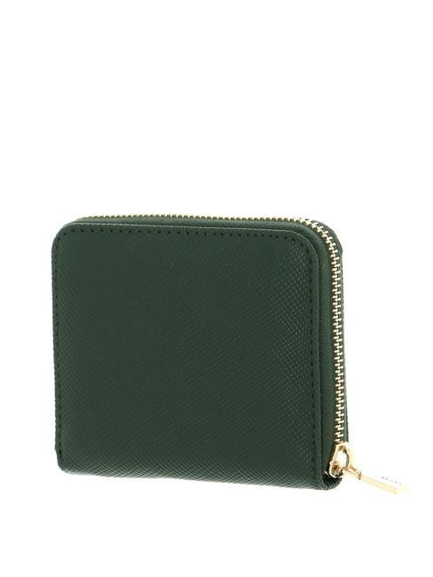 LAUREL Portofel mic cu fermoar pădure - Portofele femei
