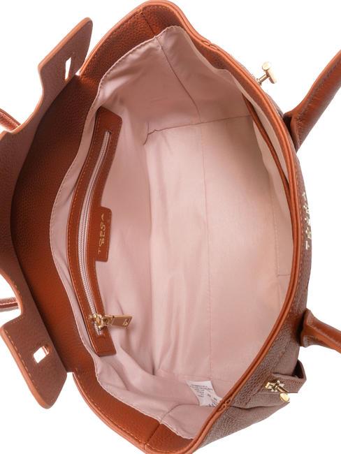 MERINGA Geanta de mana, cu bareta de umar cărămidă - Genți femei