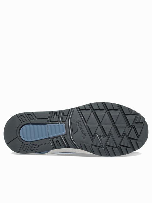 SHADOW 6000 Tenisi din piele intoarsa alb/alb - Pantofi bărbați