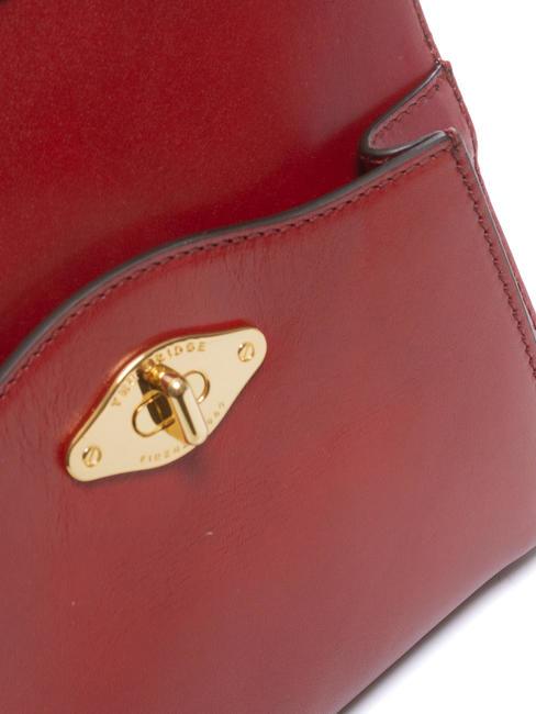 BARBARA Rucsac din piele coacăze / aur - Genți femei