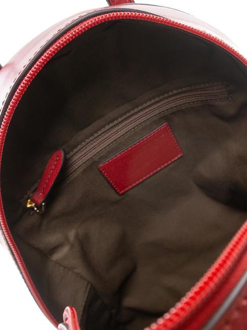 BARBARA Rucsac din piele coacăze / aur - Genți femei