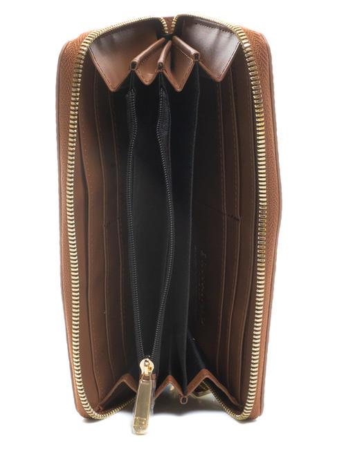 EBA SOFT Portofel cu fermoar bronzat - Portofele femei