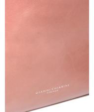 GIANNI CHIARINI CLUTCH Geanta cu bareta de umar, din piele zori de trandafiri - Genți femei - 3