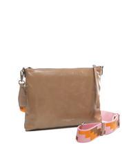 GIANNI CHIARINI CLUTCH Geanta cu bareta de umar, din piele camee - Genți femei - 2