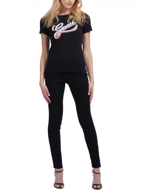 SHADED Tricou din bumbac cu decolteu jetbla - tricou