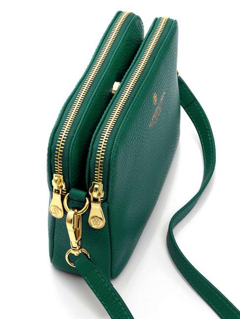 TIFFANY KATE Geanta mini de umar din piele verde inchis - Genți femei