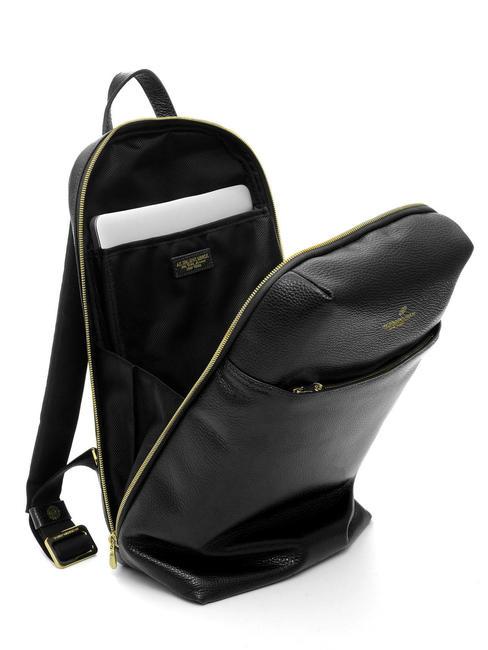 TIFFANY JANE Rucsac din piele pentru calculator de 15,6". negru - Rucsacuri pentru laptop