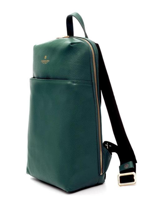 TIFFANY JANE Rucsac din piele pentru calculator de 15,6". verde inchis - Rucsacuri pentru laptop