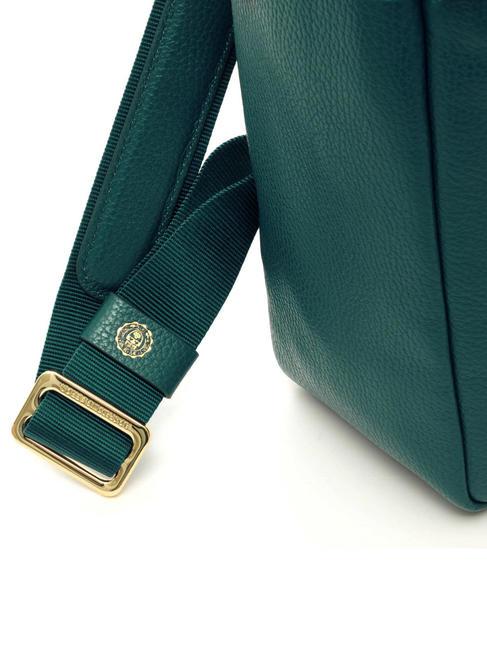 TIFFANY JANE Rucsac din piele pentru calculator de 15,6". verde inchis - Rucsacuri pentru laptop