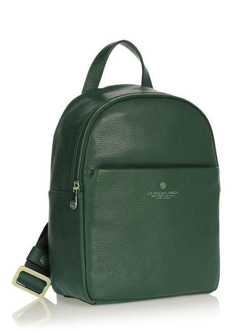 TIFFANY Rucsac mic din piele verde inchis - Genți femei