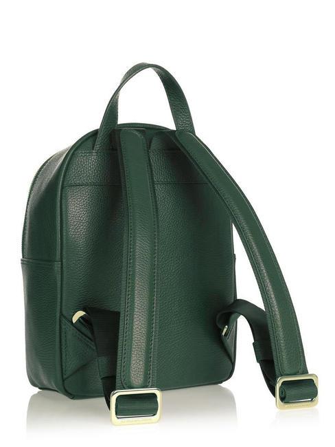 TIFFANY Rucsac mic din piele verde inchis - Genți femei