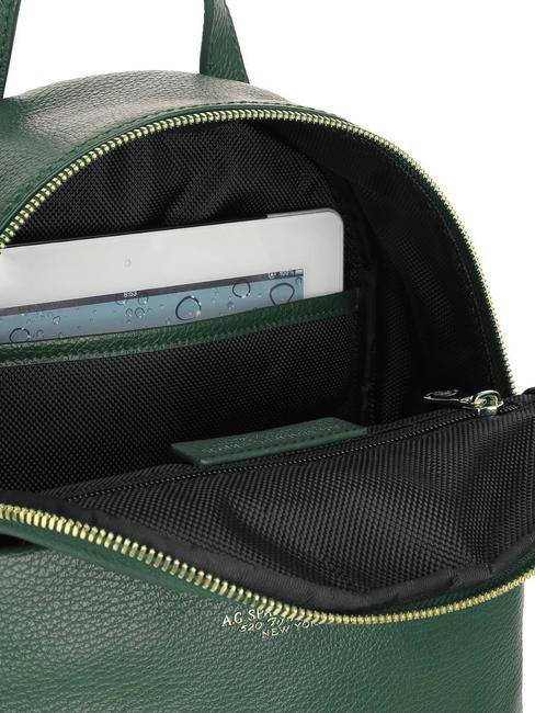 TIFFANY Rucsac mic din piele verde inchis - Genți femei