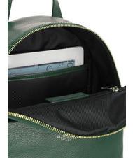 SPALDING TIFFANY Rucsac mic din piele verde inchis - Genți femei - 5