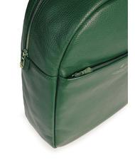 SPALDING TIFFANY Rucsac din piele pentru laptop verde inchis - Genți femei - 3
