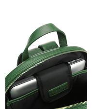 SPALDING TIFFANY Rucsac din piele pentru laptop verde inchis - Genți femei - 5