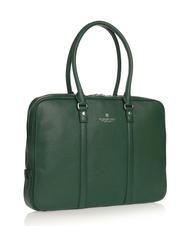 SPALDING TIFFANY Servieta din piele pentru laptop de 15". verde inchis - Serviete birou - 2