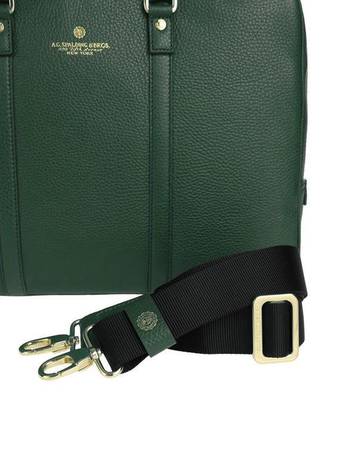 TIFFANY Servieta din piele pentru laptop de 15". verde inchis - Serviete birou