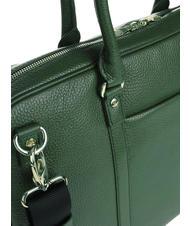 SPALDING TIFFANY Servieta din piele pentru laptop de 15". verde inchis - Serviete birou - 5