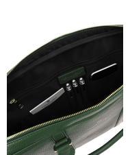 SPALDING TIFFANY Servieta din piele pentru laptop de 15". verde inchis - Serviete birou - 6