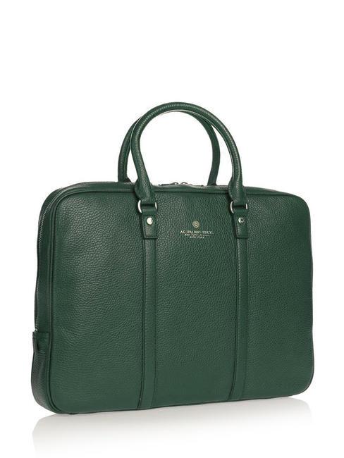 TIFFANY Servietă din piele pentru suport pentru computer de 14". verde inchis - Serviete birou
