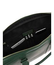 SPALDING TIFFANY Servietă din piele pentru suport pentru computer de 14". verde inchis - Serviete birou - 6