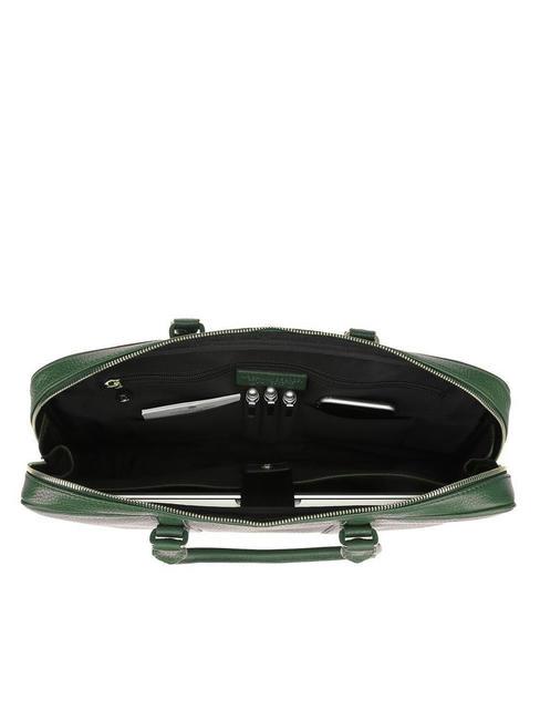 TIFFANY Servietă din piele pentru suport pentru computer de 14". verde inchis - Serviete birou