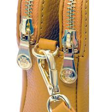SPALDING TIFFANY KATE Geanta mini de umar din piele muştar - Genți femei - 4
