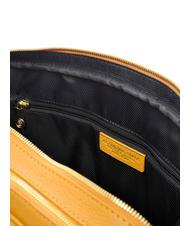 SPALDING TIFFANY Servieta din piele cu 2 fermoare, suport laptop de 15". muştar - Serviete birou - 5