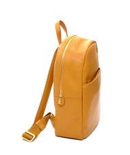 SPALDING TIFFANY Rucsac din piele pentru laptop muştar - Genți femei - 2