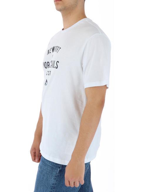NEWPORT USA Tricou din bumbac alb - tricou