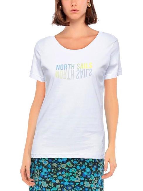 LOGO MIRROR Tricou din bumbac alb - tricou