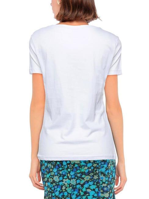 LOGO MIRROR Tricou din bumbac alb - tricou