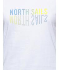 NORTH SAILS LOGO MIRROR Tricou din bumbac alb - tricou - 4