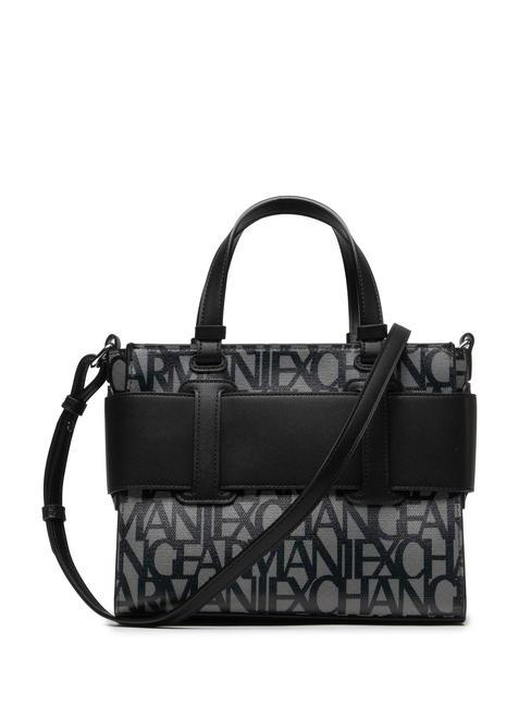 LOGO ALL OVER Geantă mică cu curea de umăr bej/negru - Genți femei