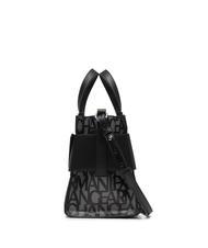 ARMANI EXCHANGE LOGO ALL OVER Geantă mică cu curea de umăr bej/negru - Genți femei - 3