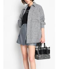 ARMANI EXCHANGE LOGO ALL OVER Geantă mică cu curea de umăr bej/negru - Genți femei - 7