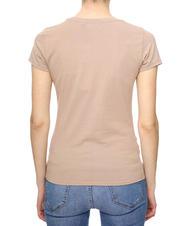 GUESS TRIANGLE CRYSTAL LOGO Tricou din bumbac cu strasuri nuanta bisque - tricou - 2