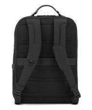 PIQUADRO PULSE Rucsac din piele și material textil, suport pentru laptop de 15,6". negru - Rucsacuri pentru laptop - 3