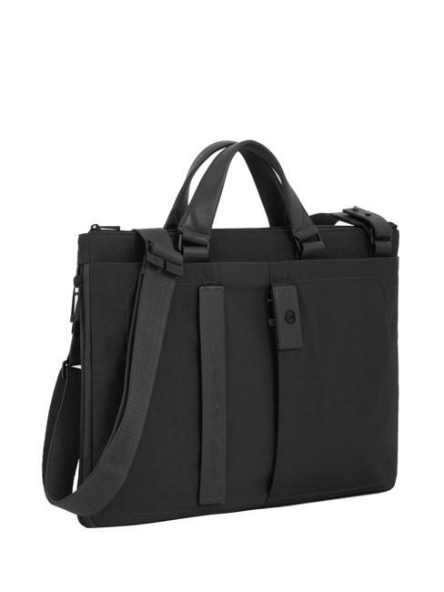PULSE Servietă subțire pentru laptop de 15,6 inchi, extensibilă negru - Serviete birou