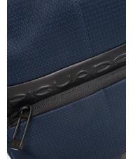 PIQUADRO WOLLEM Geanta iPad mini din material si piele albastru - Genți de umăr bărbați - 3