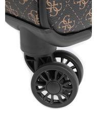 GUESS VEZZOLA Cărucior pentru bagaje de m&acirc;nă MARO / OCHER - Bagaje de m&acirc;nă - 5