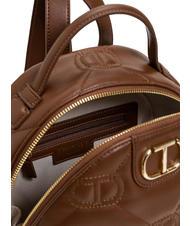 TWINSET LOGO QUILTED Rucsac ciocolată - Genți femei - 3