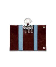 PIQUADRO Piuliță cheie BLUE SQUARE linie MAHOGANY - Portchei - 2
