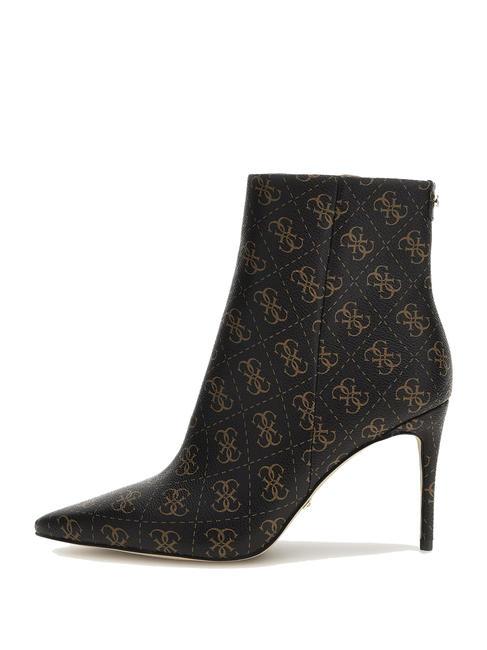 RICHER Botine cu logo 4G maro ocru - Pantofi femei