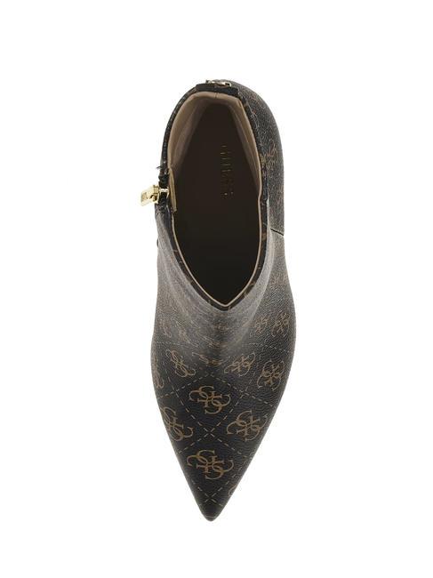 RICHER Botine cu logo 4G maro ocru - Pantofi femei