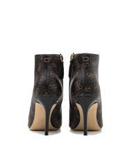 GUESS RICHER Botine cu logo 4G maro ocru - Pantofi femei - 4
