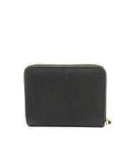 TOSCA BLU BASIC Portofel mediu din piele cu fermoar negru - Portofele femei - 3